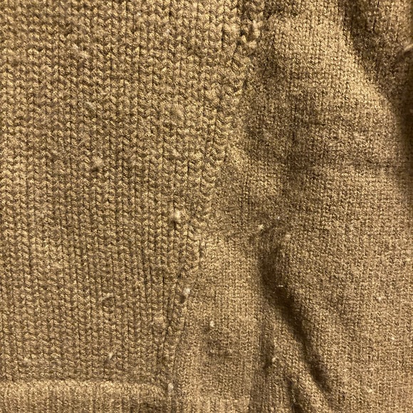 Loft Olive Green Wool-Blend Pullover Sweater, M/L - Picture 4 of 6